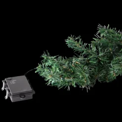 Kunstig Granguirlande m. LED