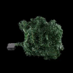 Kunstig Granguirlande m. LED