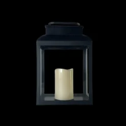 Lanterne med LED Lys (20x12,5x30cm)