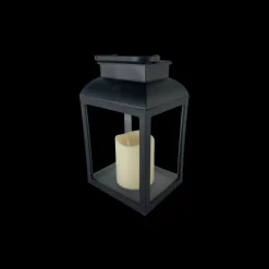 Lanterne med LED Lys (15x12,2x25cm)