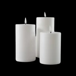 LED Lys 3 stk Plast Hvid