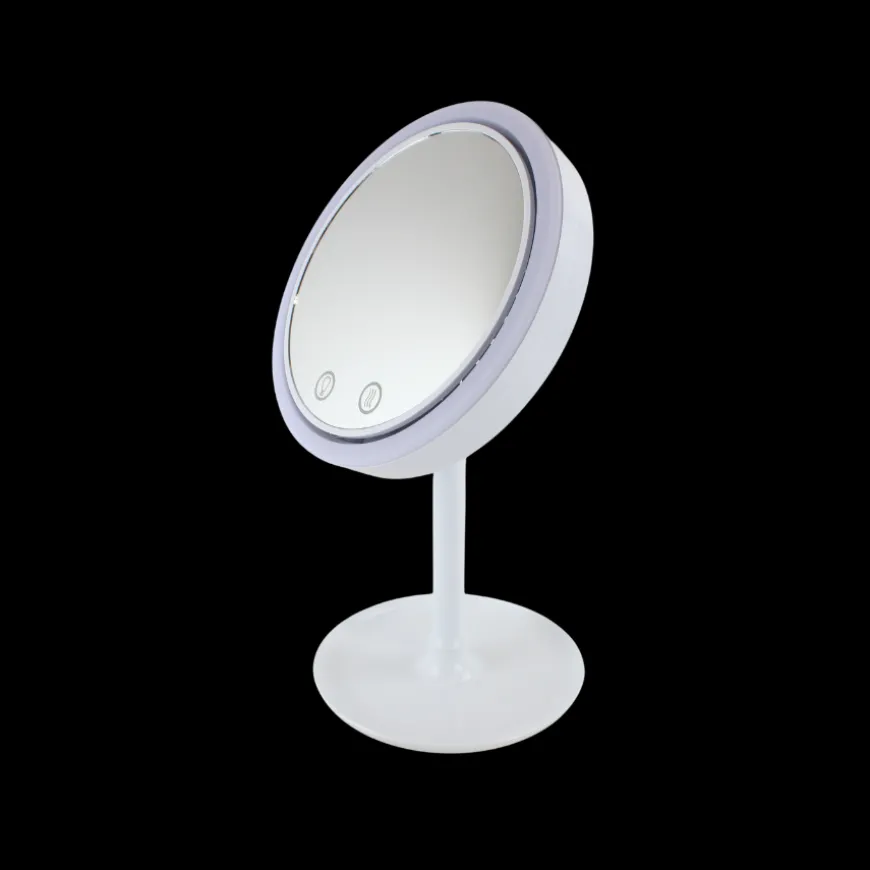 LED Spejl med blæser, Bruger 4 x AA Batterier