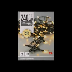 Lyskæde 240 LED Varm Hvid Udendørs (18 m)