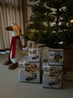 Lyskæde 120 LED til Batteri Udendørs (950cm)