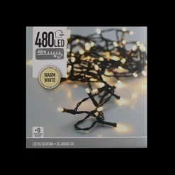 Lyskæde 480 LED Varm hvid med timer (36m)