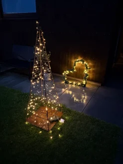 Lyskæde Micro Cluster 1500 LED Varm Hvid Udendørs (30 m)