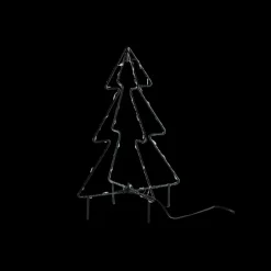 Metal Juletræ 50 LED (25cm)