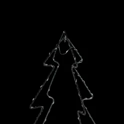 Metal Juletræ m. 70 LED (35cm)