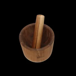 Morter i Træ ( Ø12x9,3cm)