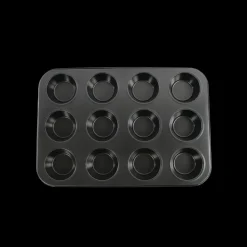 Muffinform til 12 muffins (38,5x27x3cm) Mørkegrå