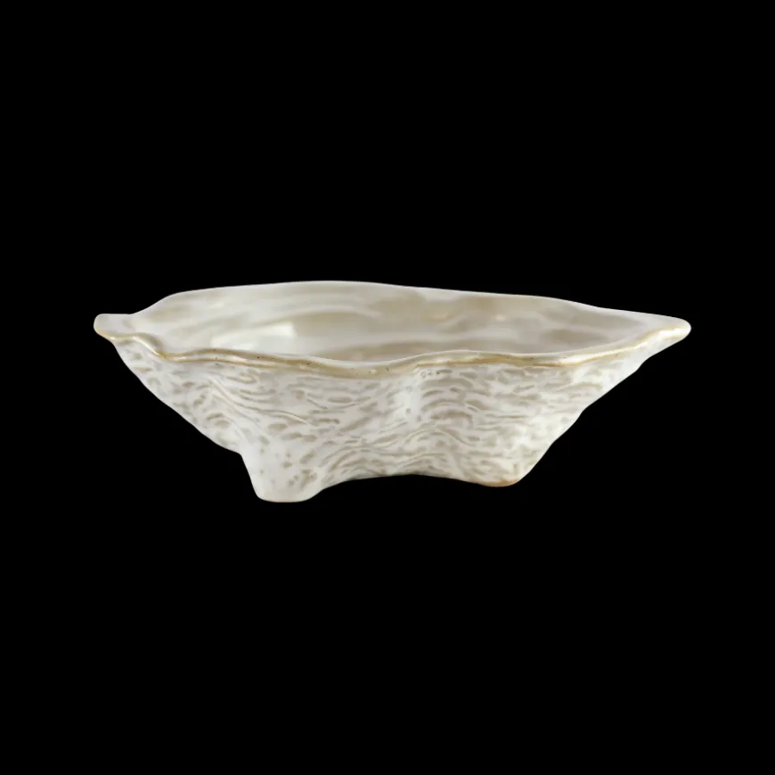 Musling Skål i Keramik METIN (23x16x6,6cm) Beige