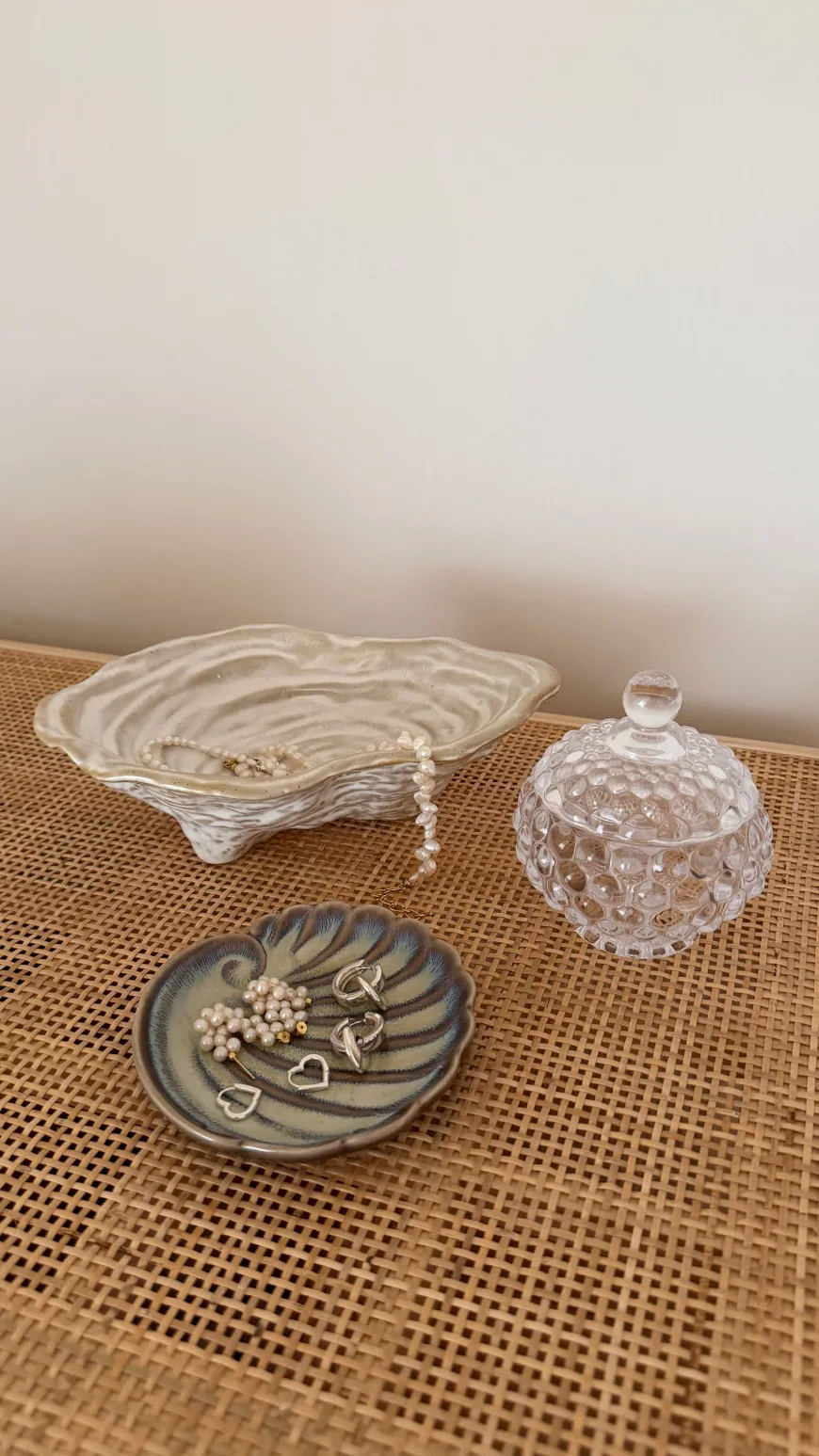 Musling Skål i Keramik METIN (23x16x6,6cm) Beige