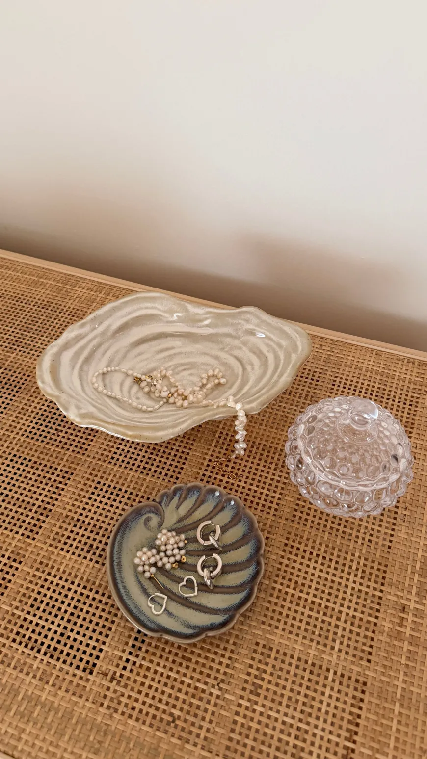 Musling Skål i Keramik METIN (23x16x6,6cm) Beige