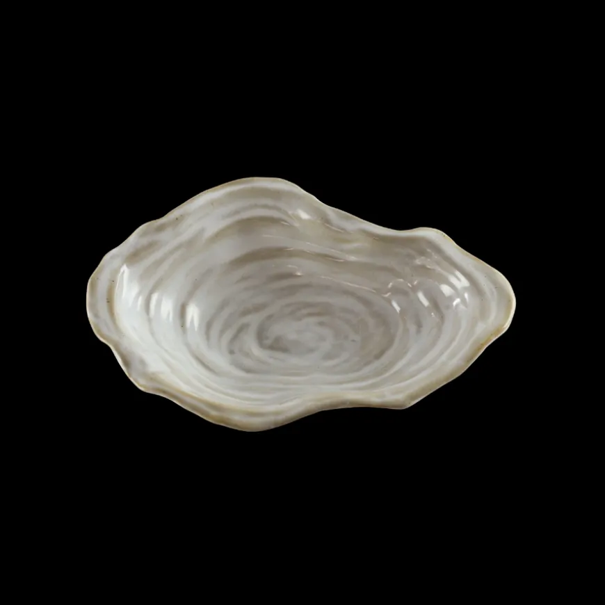 Musling Skål i Keramik METIN (23x16x6,6cm) Beige