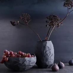 Muubs - Vase Kuri Stone Keramik (16x21cm)