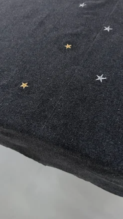 Nytårsdug m. Stjerne i Sølv og Guld (140x270cm)