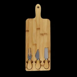 Osteskærebræt m. 3 Knive 42x15x2cm