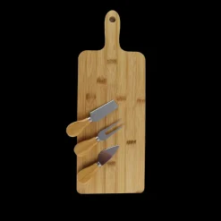 Osteskærebræt m. 3 Knive 42x15x2cm