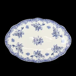 Oval Fad DINNA (30,6x21x2,4 cm) Blå