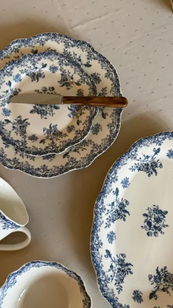 Oval Fad DINNA (30,6x21x2,4 cm) Blå