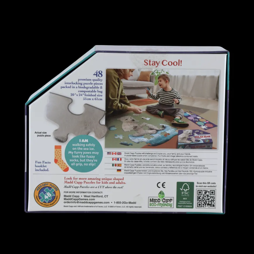 Puslespil Isbjørn 48 brikker
