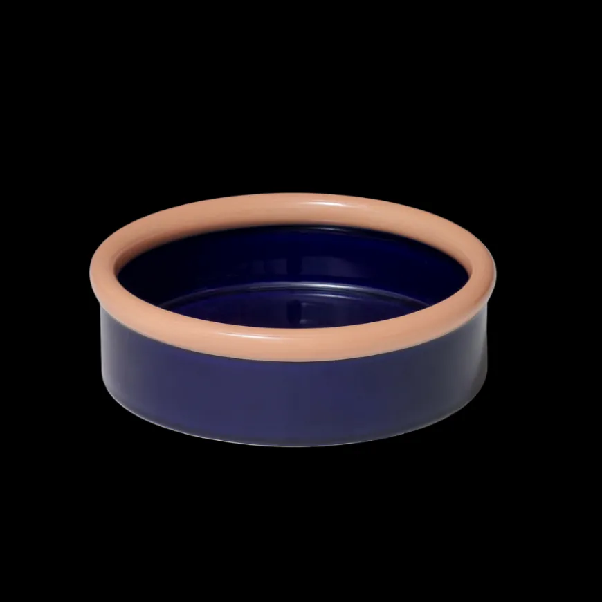 ROD Skål (7 x 23,3cm) Koral og Blå