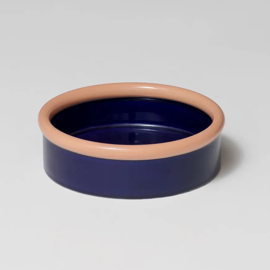 ROD Skål (7 x 23,3cm) Koral og Blå