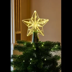 Sirius - Agnes Juletræsstjerne 20 LED Klar (18 x 6,5 x 22cm)