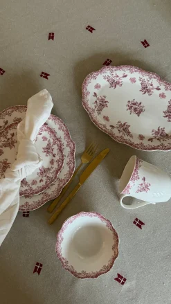 Skål DINNA (Ø14x4,5 cm) Bordeaux