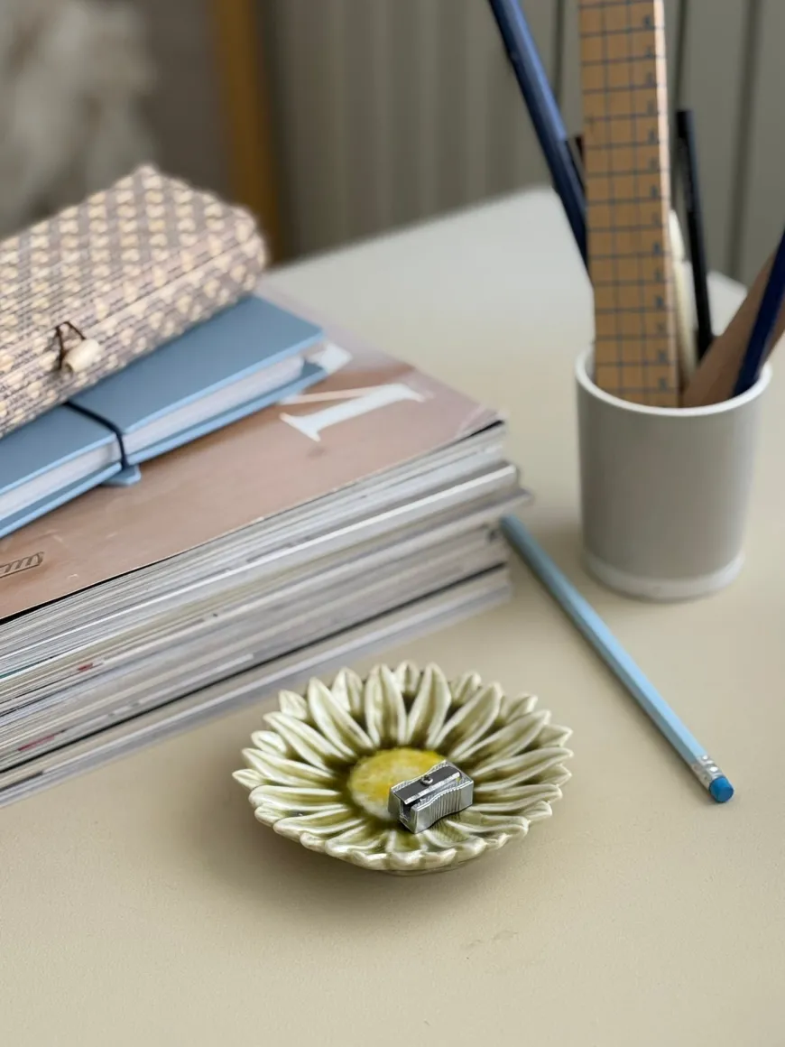 Skål i Blomst form MARTA (11,2x10,8x2,5 cm) Beige/Gul