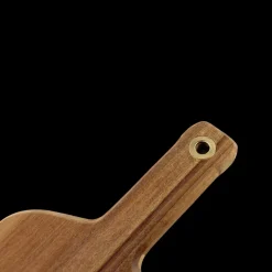 Skærebræt i Flaskeform m 2 osteknive( 45x15,6x1,5cm)