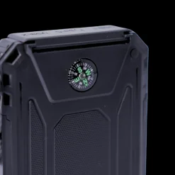 Solar Powerbank 10.000 mah, m. Lommelygte og Kompas