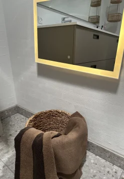 Spejl til Væg Hvid BIRTHE ( 60x40x4cm)