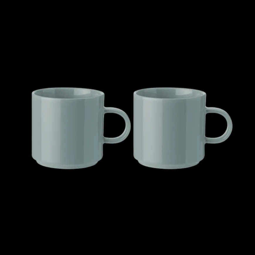 Stelton - Krus Lys Støvet Grøn 2 stk