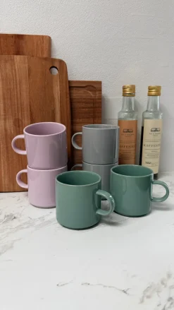 Stelton - Krus Lys Støvet Grøn 2 stk