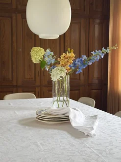 Stofserviet i Jacquard METTE (40x40cm) Hvid