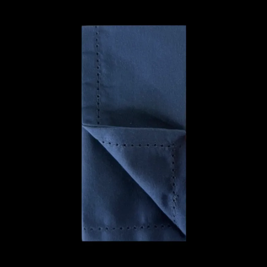 Stofserviet m. Hulsøm (40x40cm) Blå