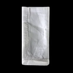 Stofserviet m. Hulsøm (40x40cm) Hvid