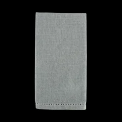 Stofserviet m.hulsøm, 45x45cm, 100% bomuld, Grå