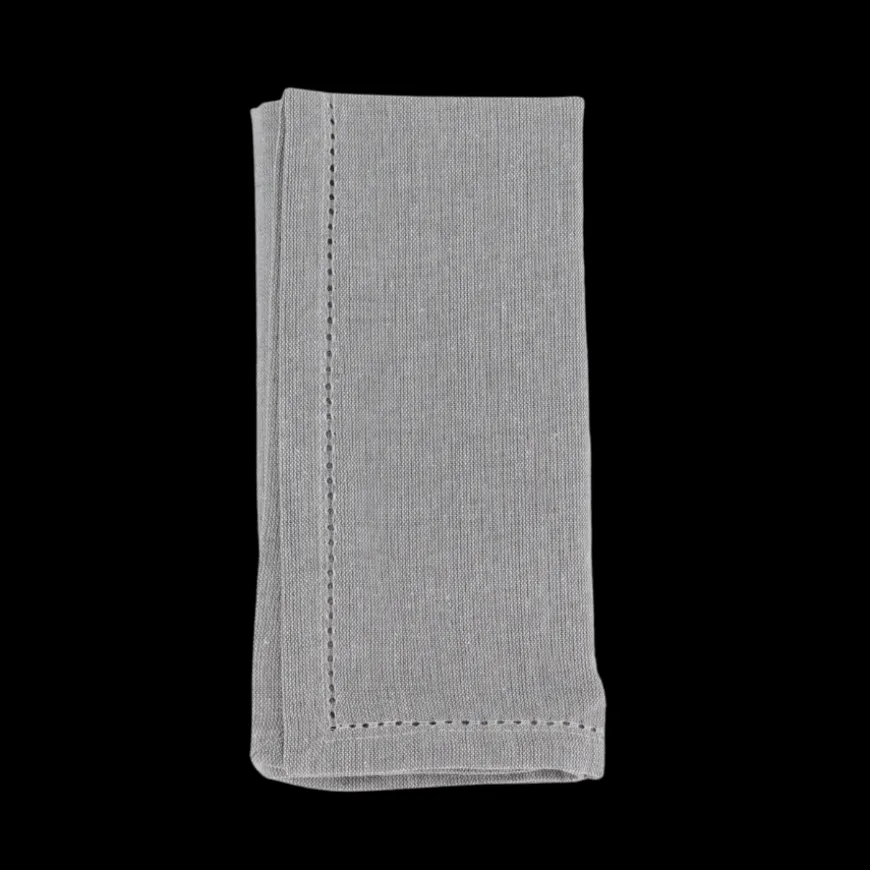 Stofserviet m.Hulsøm( 45x45cm). Mørkegrå