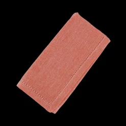 Stofserviet m.Hulsøm( 45x45cm). Orange