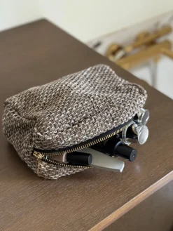 Toilettasker i Sort DITTE ( 20x9x14 cm)