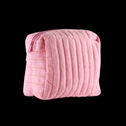 Toilettasker m Lyserød og Orange Stribe EASON ( 27x10x20cm) Stor