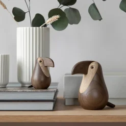 Toucan Stor Smoke/Natural H11,3xB7,2xL11,8cm