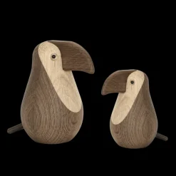 Toucan Stor Smoke/Natural H11,3xB7,2xL11,8cm