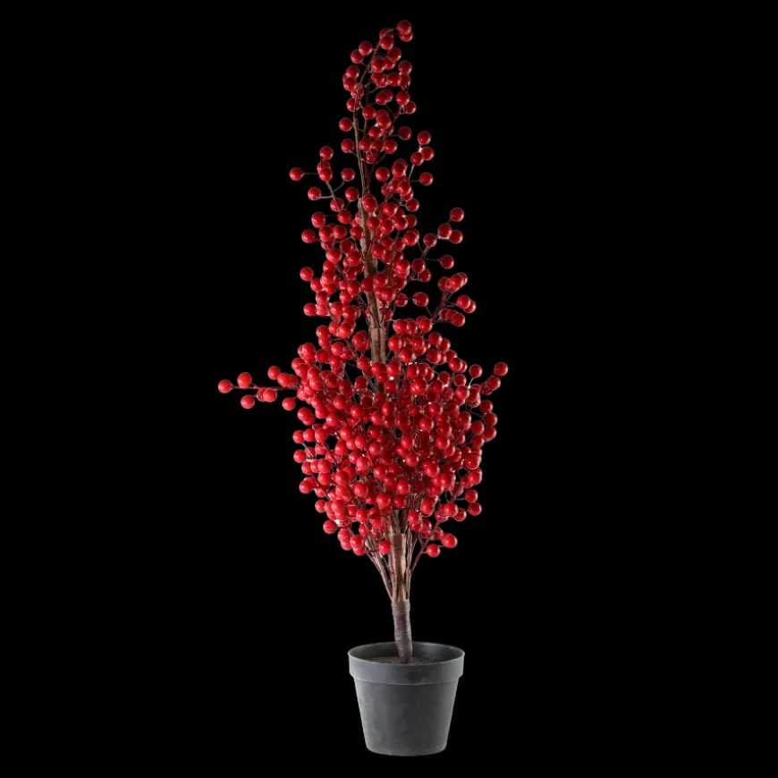 Træ m. Røde Bær i Potte (70cm)