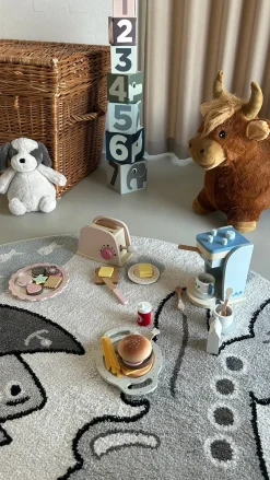 Trælegetøj Burger Sæt