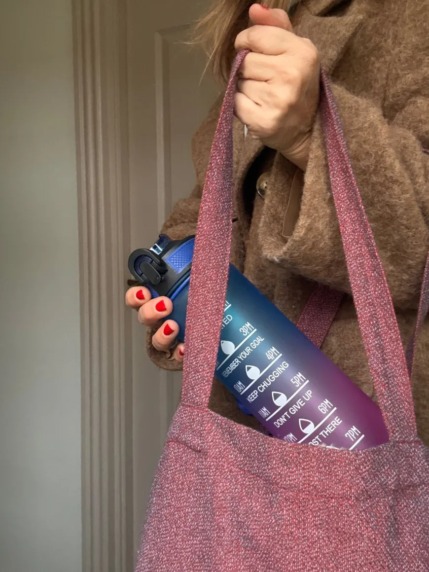 Vandflaske i Blå/Lyserød DIDI (1liter)