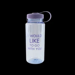 Vandflaske "Would like to go with you" (750ml) Lilla