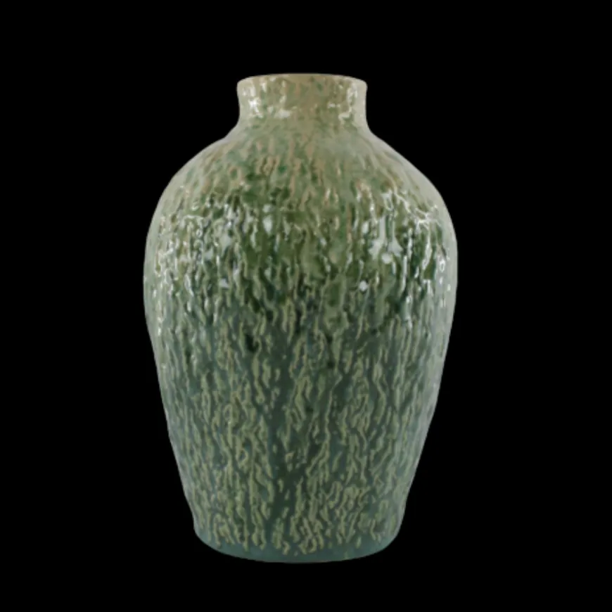 Vase FLOREN (Ø17x25 cm) Grøn
